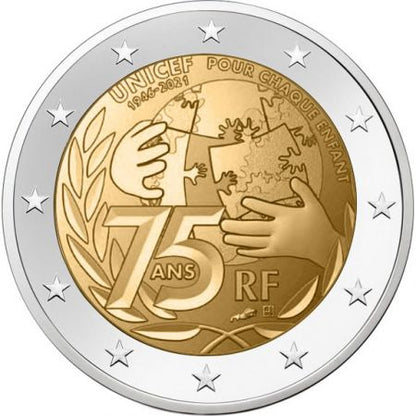 2 € 75 ans Unicef France 2021