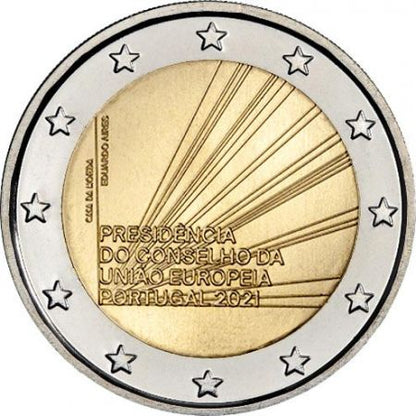 2€ Euro Portugal 2021 – Présidence du Parlement européen