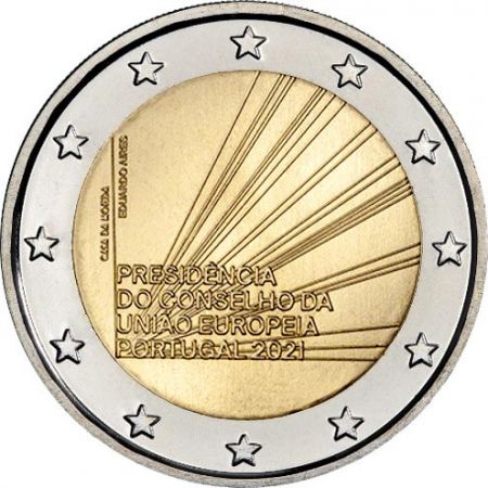 2€ Euro Portugal 2021 – Présidence du Parlement européen