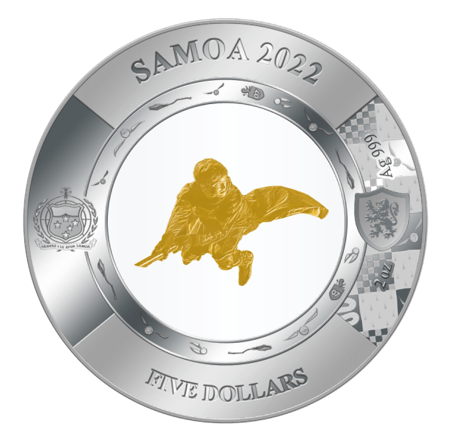 HARRY POTTER™ 1 $ Billet de banque officiel 3 g Argent 999