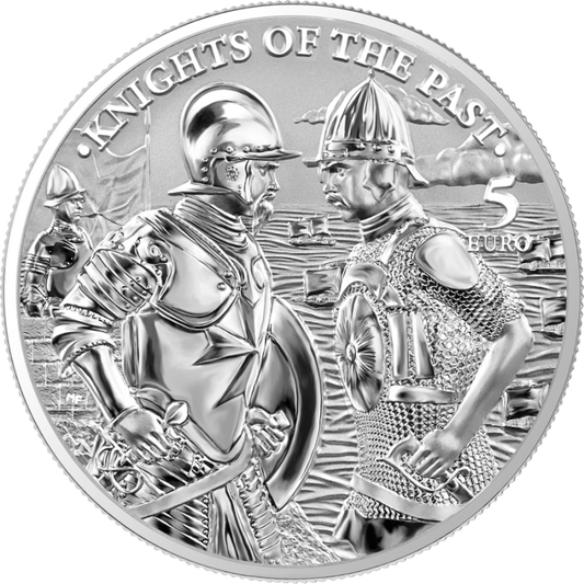 Pièce de 5 euros en argent 999 Chevaliers de Malte Malte 2022