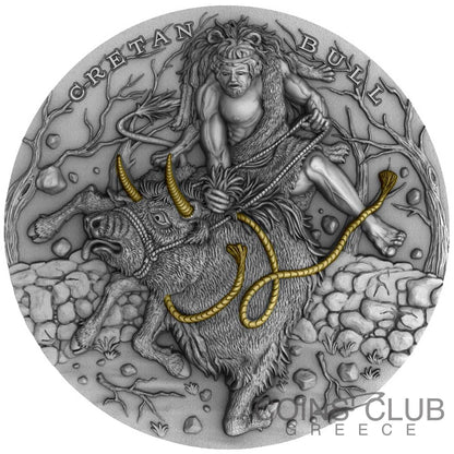 Pièce de 2 oz en argent 999/1000 commémorant les 12 travaux d'Hercule – Niue 2023