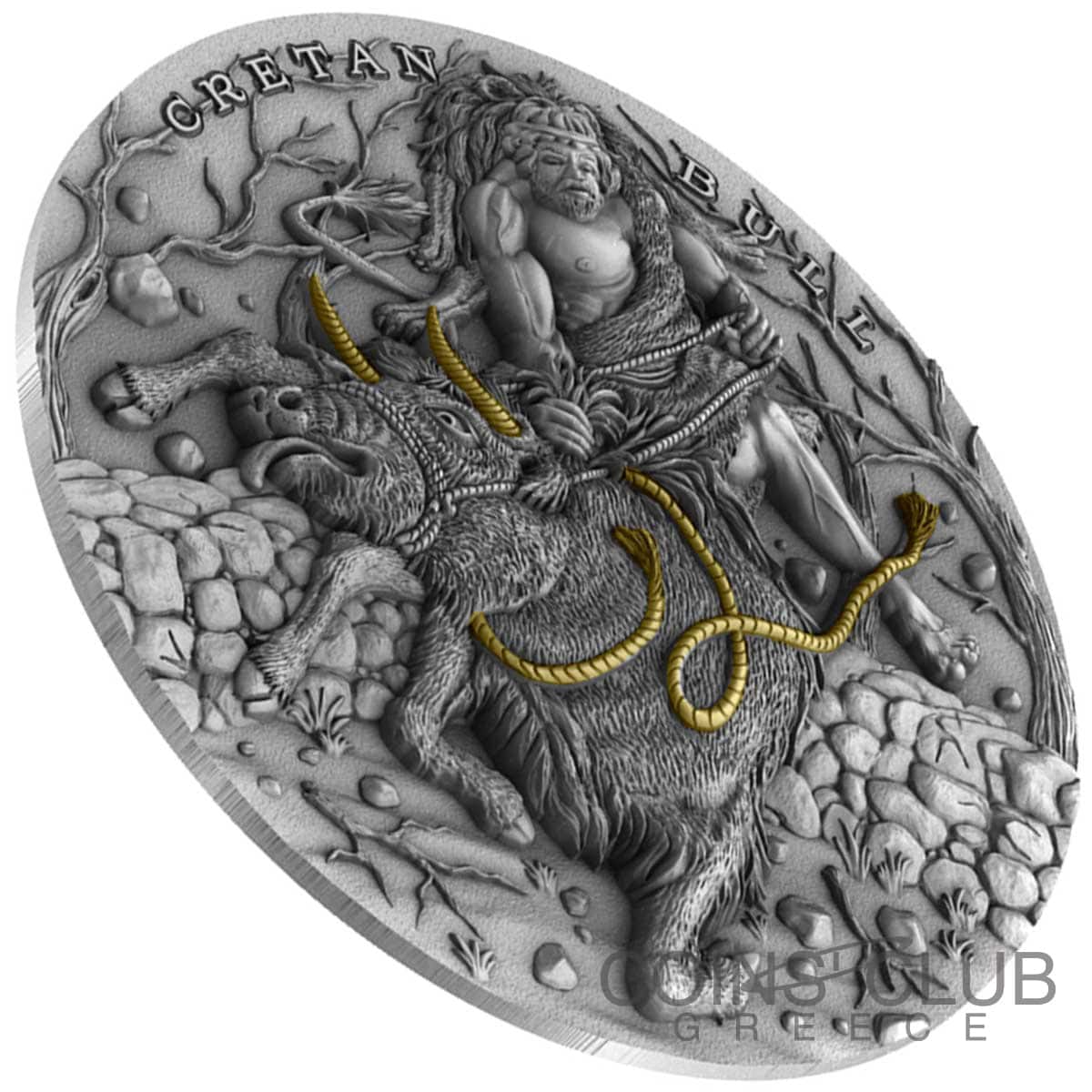 Pièce de 2 oz en argent 999/1000 commémorant les 12 travaux d'Hercule – Niue 2023
