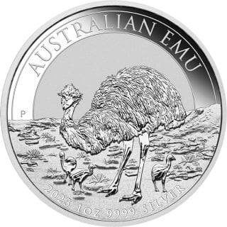 Pièce de 1 dollar australien en argent pur (999/1000), millésime 2023.