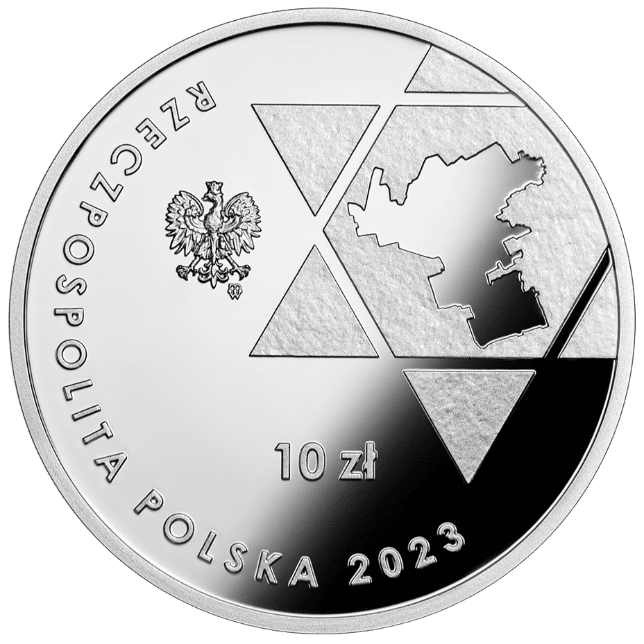 80e anniversaire du soulèvement du ghetto de Varsovie, argent 925, 2023, Pologne