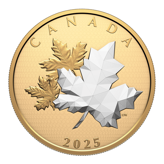 5 OZ – FEUILLES D'ÉRABLE ARGENTÉES EN MOUVEMENT 2025