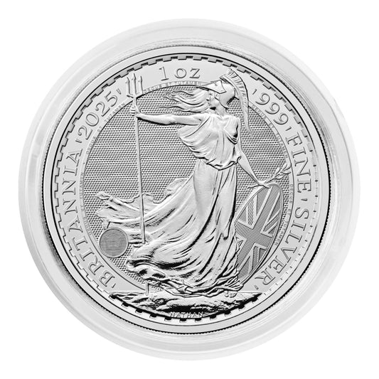 Pièce de 2 livres sterling en argent 999 Britannia – Grande-Bretagne 2025