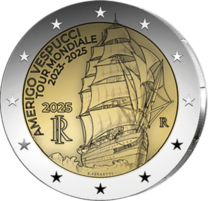 2 Euro Italie Amerigo Vespucci 2025