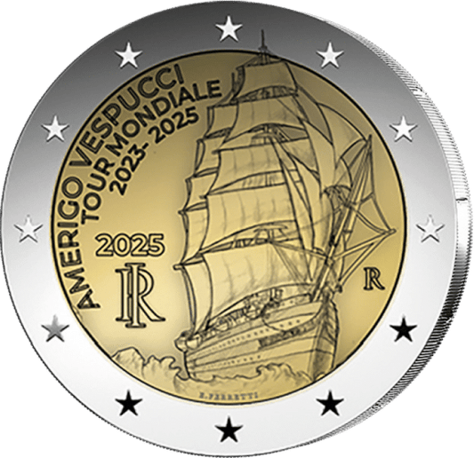 2 Euro Italie Amerigo Vespucci 2025
