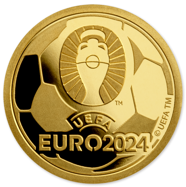 UEFA EURO 2024TM Mini Gold 0,5 g Or 24 carats Îles Salomon 2024