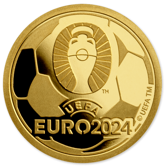 UEFA EURO 2024TM Mini Gold 0,5 g Or 24 carats Îles Salomon 2024