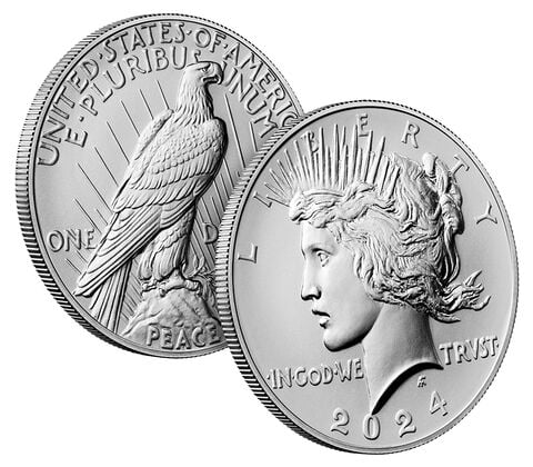 Pièce de 1 dollar en argent – Peace Dollar USA 2024