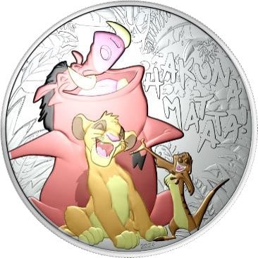 France 10 euros Le Roi Lion Argent coloré 999 2024