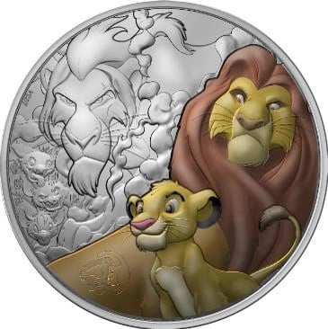 France 50 euros Le Roi Lion 5 oz Argent 2024