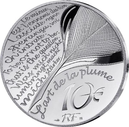 Pièce de 10 € en argent pur – 20 000 Lieues sous les mers, France 2025