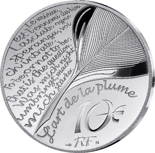 Pièce de 10 € en argent pur – Le Tour du monde en 80 jours, Jules Verne, France, 2025