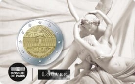 2 euros – Carte-cadeau Louvre Cupidon et Psyché France 2025