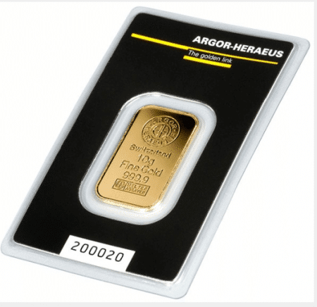 Lingot d'or rectangulaire de 5 g – Fortuna