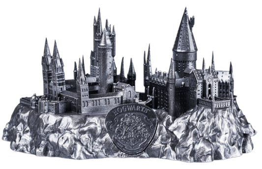 Pièce de 10 $ en argent pur 999 (5 oz) - Château de Poudlard - Harry Potter 3D 2025