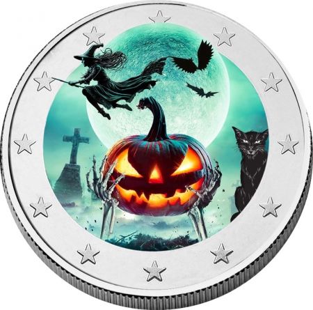 NOUVEAU ! LA PIÈCE DE 2 € HALLOWEEN 2023 NON CIRCULÉE