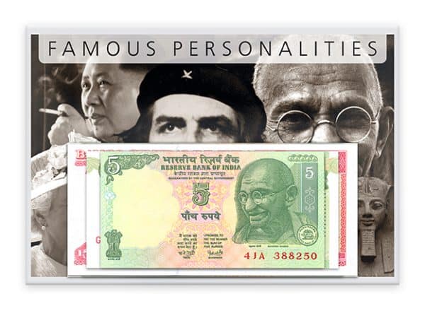 Personnalités célèbres – 5 billets de banque du monde entier !