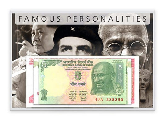 Personnalités célèbres – 5 billets de banque du monde entier !