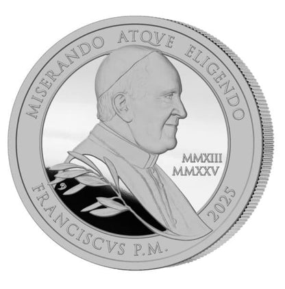 Malte 1,50 € – À la mémoire du pape François – Pièce de collection en argent pur (1 oz), édition spéciale 2025