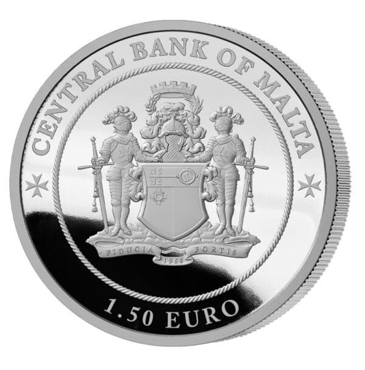 Malte 1,50 € – À la mémoire du pape François – Pièce de collection en argent pur (1 oz), édition spéciale 2025
