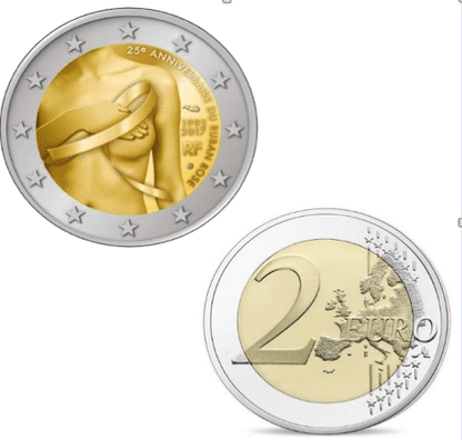 2 euros, France, Lutte contre le cancer du sein, 2017