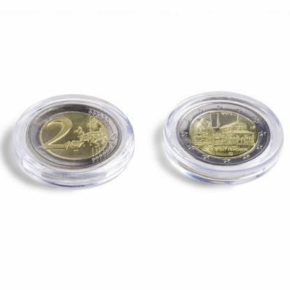 Capsules pour pièces de 2 euros – Diamètre 26 mm, lot de 100