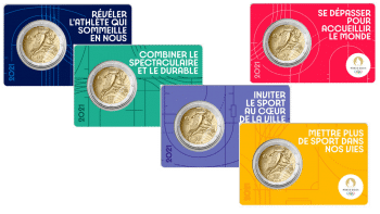 2€ Euro France 2021 – Jeux Olympiques de Paris 2024
