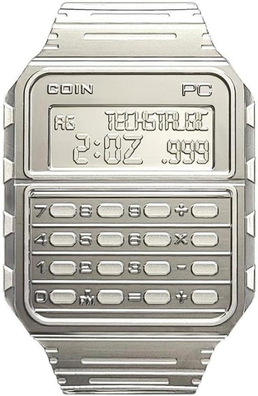 OFFRE DATABANK Montre TechStalgic Pièce d'argent de 2 oz 2$ Niue 2024