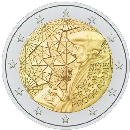 2 euros Erasmus, émission conjointe 2022