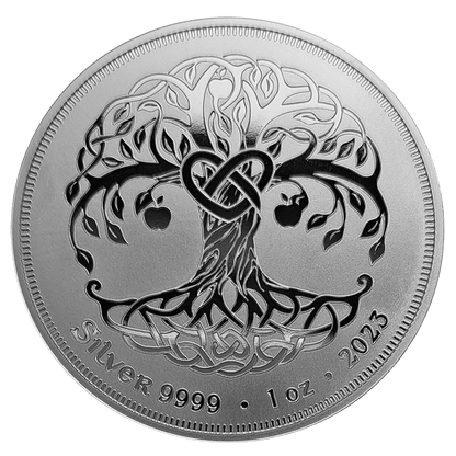 Pièce de 1 oz d'argent pur 999, Arbre de Vie, Irlande 2024
