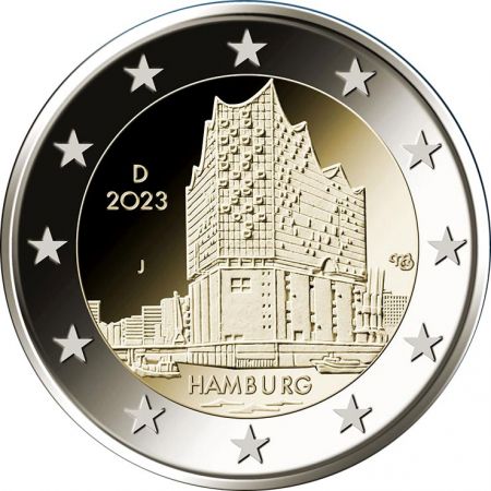 2€ Euro Hambourg 2023 – Salle de Concert Elbphilharmonie