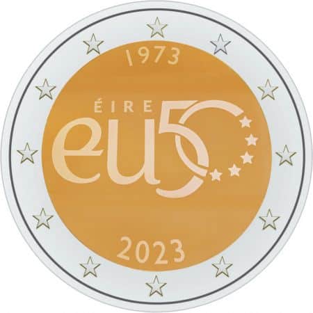 2€ Euro Irlande 2023 – 50e anniversaire de l'adhésion à l'UE