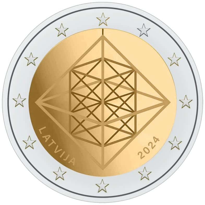 2 euros Puzuris -Puzuris -Lettonie 2024