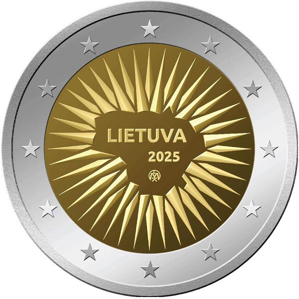 2 euros – Défense de la Lituanie 2025