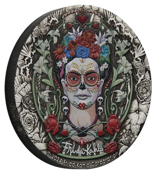 Tuvalu 2 dollars Frida Kahlo 2 oz Argent 999 – 2024