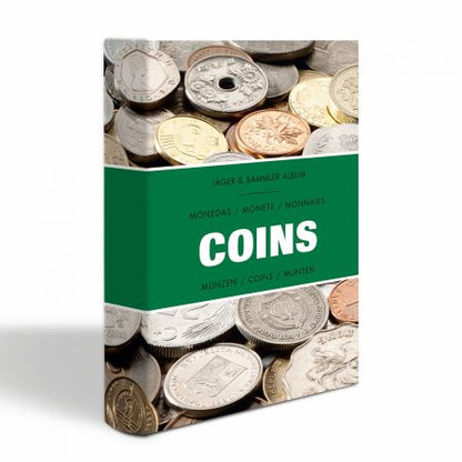 Album de poche pour pièces de monnaie avec 8 pochettes intégrées – Pour 6 pièces jusqu'à 33 000 ₹