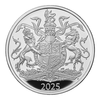 Royaume-Uni Les armoiries royales de Charles III 1 oz Proof 2025