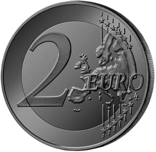 2 euros Grèce Or ruthénium Restauration de la démocratie 2024
