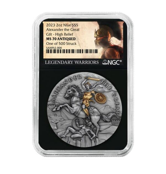 Collection Les Guerriers Légendaires Achille Argent 999 2 oz Niue