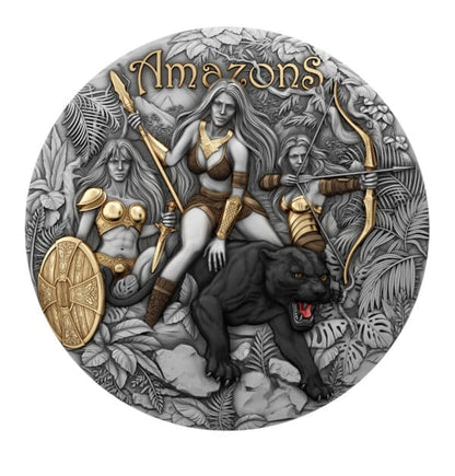Pièce de collection en argent de 5 $ « Les Amazones » (2 oz) | Niue 2025