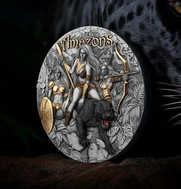 Pièce de collection en argent de 5 $ « Les Amazones » (2 oz) | Niue 2025
