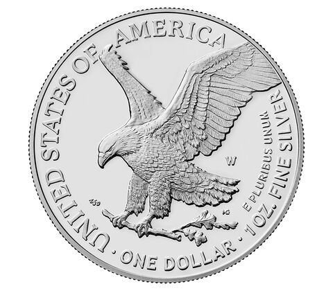 Pièce de 1 dollar en argent, Silver Eagle USA 2024