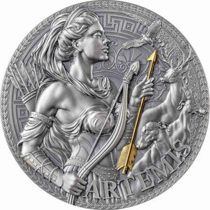 Pièce d'argent 3 oz « Artémis » – Cameroun 2023