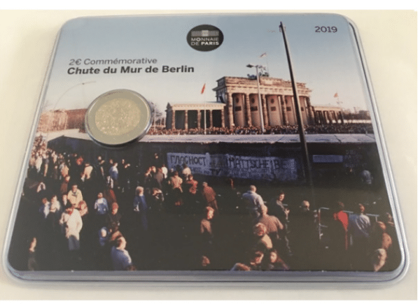 France 2€ La chute du mur de Berlin 2019