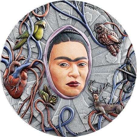 Pièce d'argent FRIDA 2oz Argent 999 - Ghana 2024