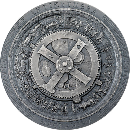 DERNIÈRE Pièce d'argent 20 $ 3 oz « Mécanisme d'Anticythère » – Îles Cook 2023
